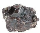 Lustrous Rutile Crystal on Matrix - Georgia #47825-1